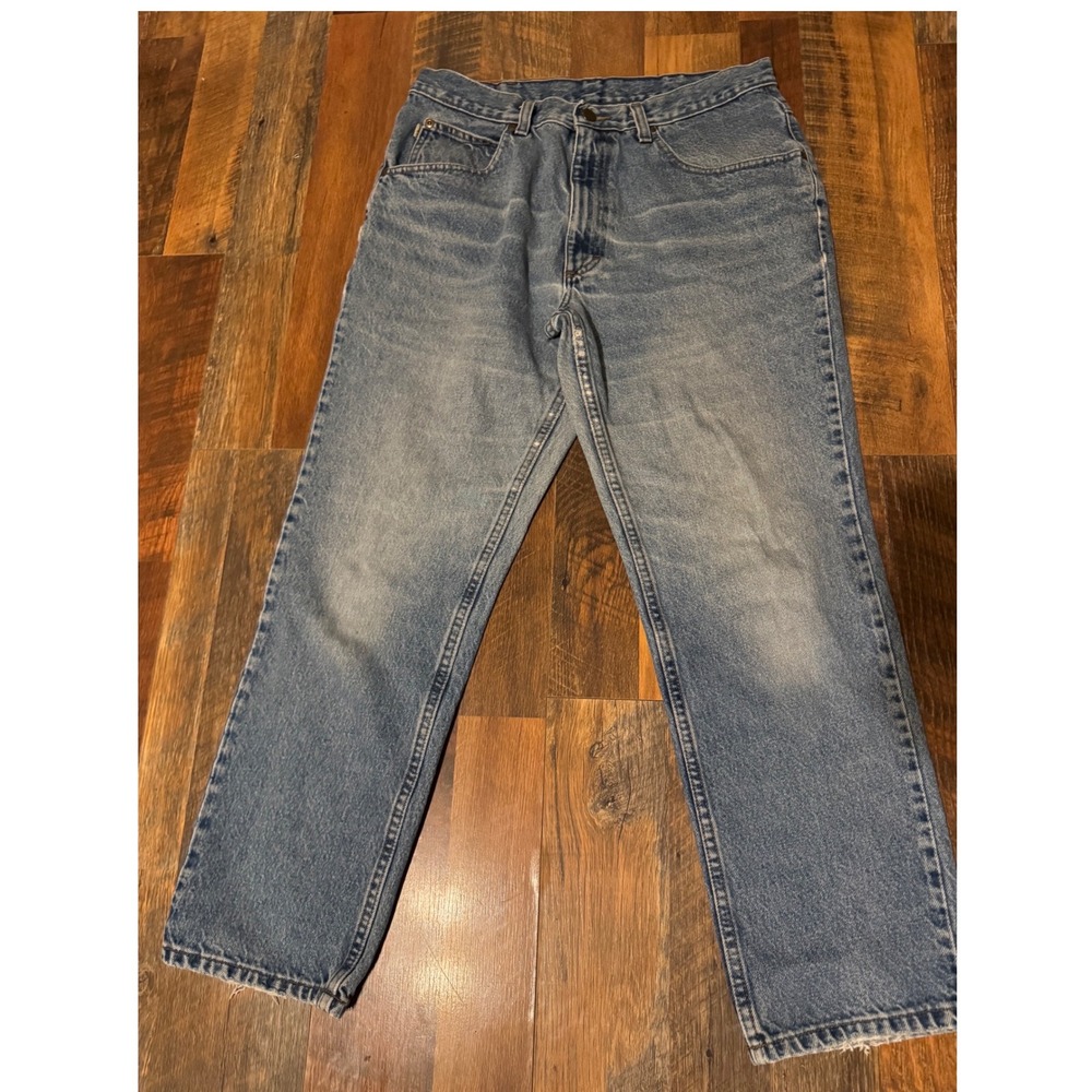 L.L Bean Men's Double Classic Fit Blue Jeans 100% Cotton Size 34*29